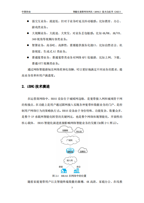 智能化宽带网络网关（iBNG）技术白皮书（2023 年）